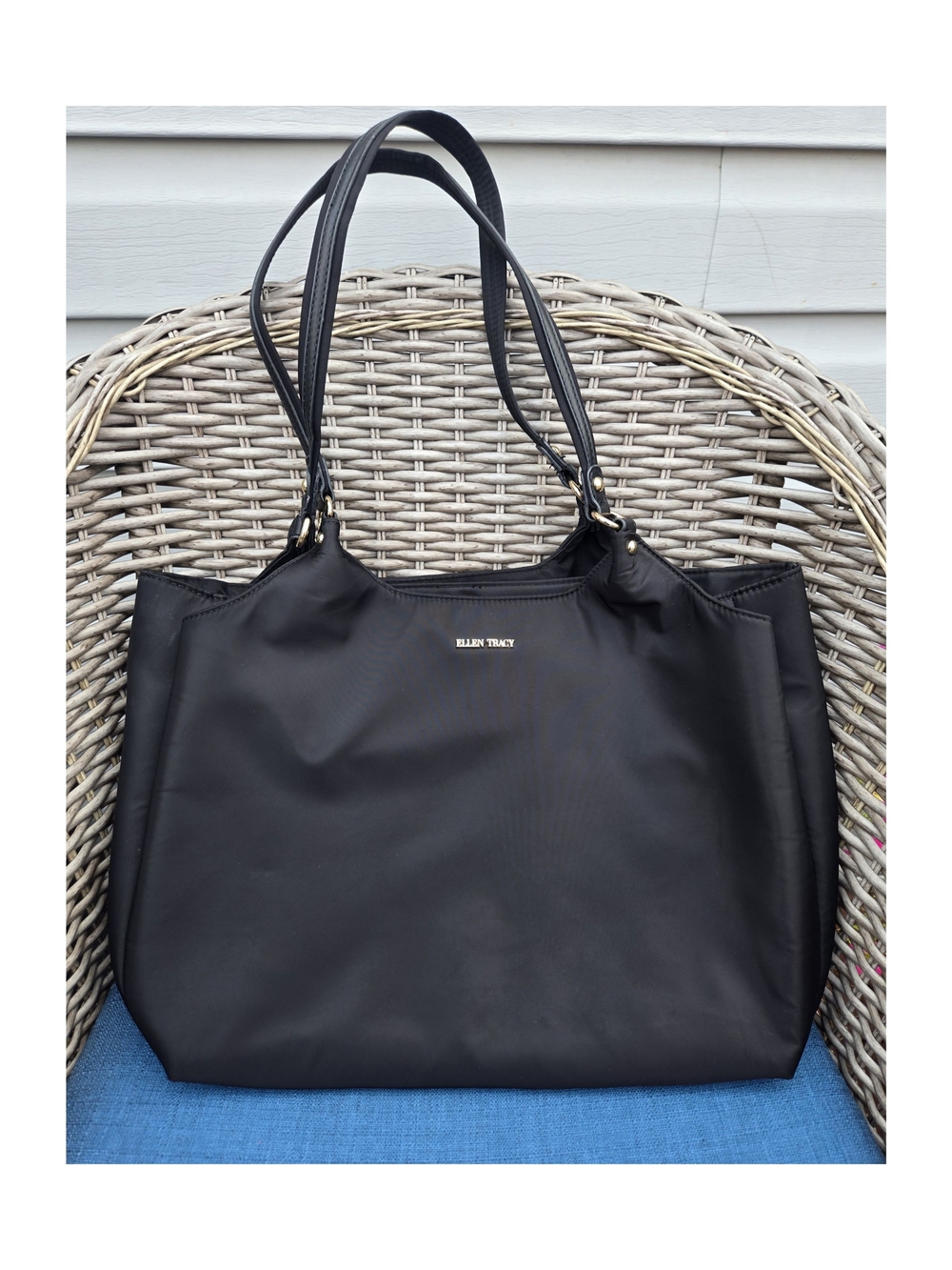 Ellen Tracy Black Purse/Tote Bag
